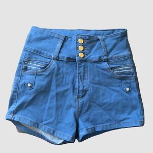 Stylish Blue Women's Shorts